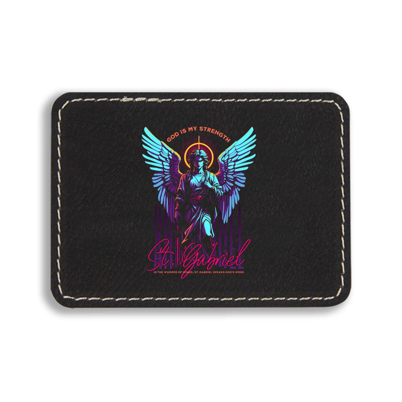 St. Gabriel Rectangle  Leatherette Patch | Artistshot