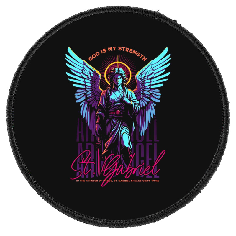 St. Gabriel Round Patch | Artistshot