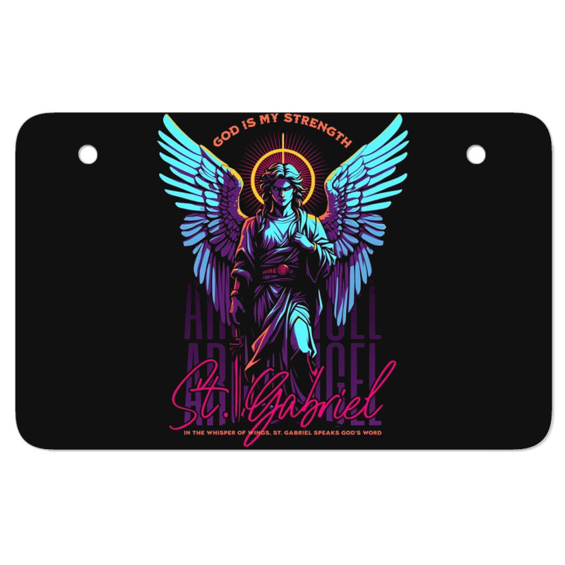 St. Gabriel Atv License Plate | Artistshot