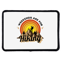 Weekends Are For Hiking Rectangle Patch | Artistshot