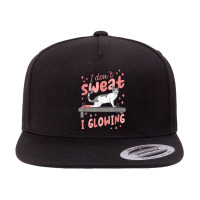 Funny Cat Lover Cute 5 Panel Snapback Cap | Artistshot