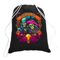 Zombie Pirate Spectral Drawstring Bags | Artistshot