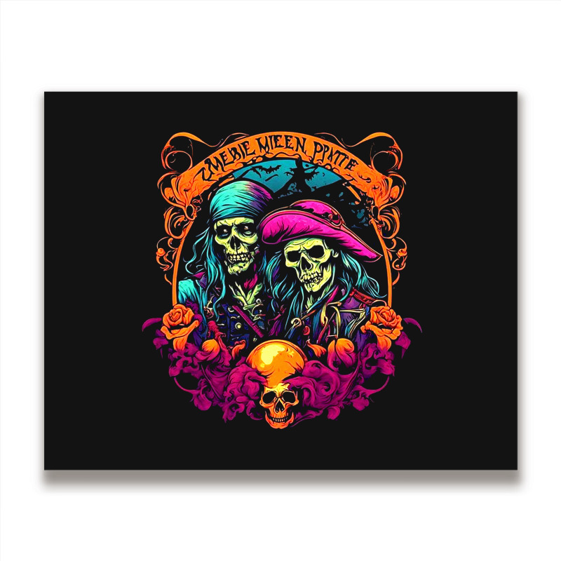 Zombie Pirate Spectral Metal Print Horizontal | Artistshot