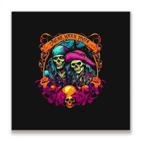 Zombie Pirate Spectral Metal Print Square | Artistshot