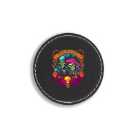 Zombie Pirate Spectral Round Leatherette Patch | Artistshot