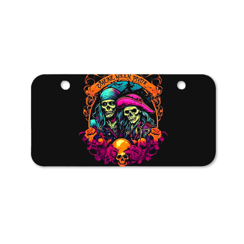 Zombie Pirate Spectral Bicycle License Plate | Artistshot