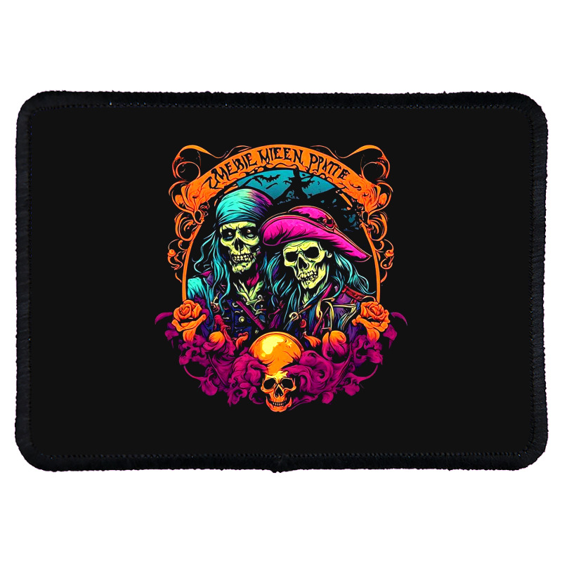 Zombie Pirate Spectral Rectangle Patch | Artistshot