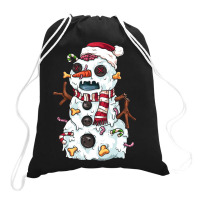 Zombie Snowman Drawstring Bags | Artistshot