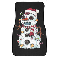 Zombie Snowman Front Car Mat | Artistshot