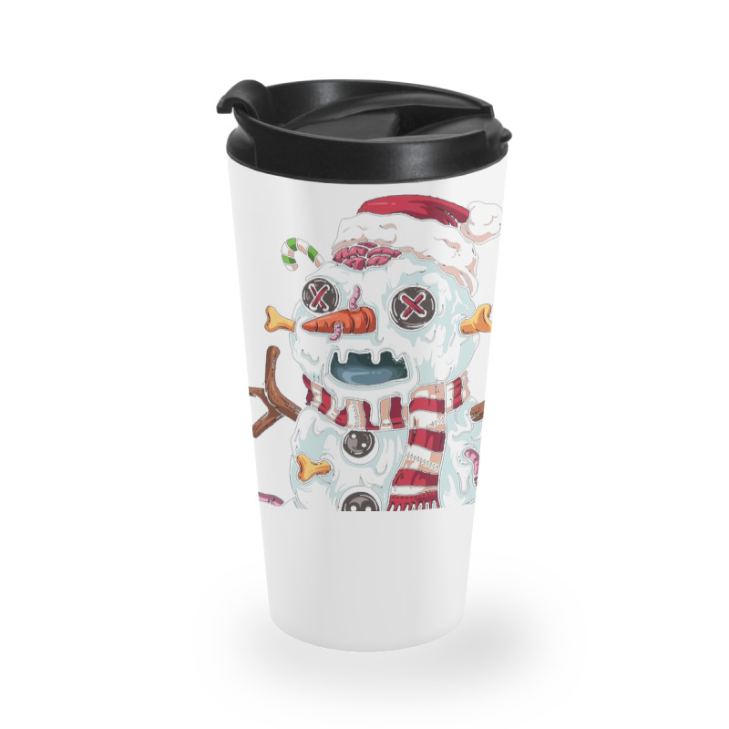 Zombie Snowman Travel Mug | Artistshot