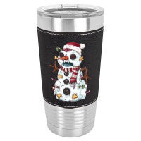 Zombie Snowman Leatherette Tumbler | Artistshot