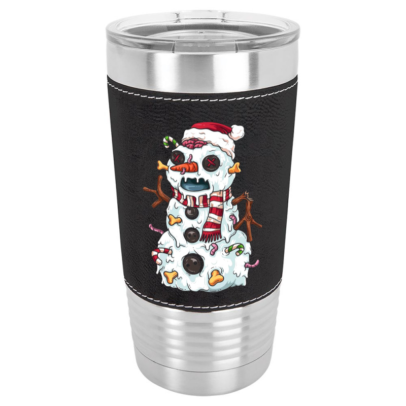 Zombie Snowman Leatherette Tumbler | Artistshot