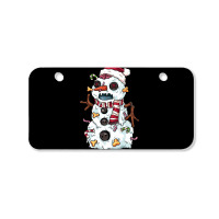 Zombie Snowman Bicycle License Plate | Artistshot