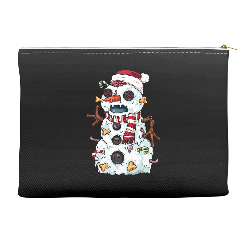 Zombie Snowman Accessory Pouches | Artistshot