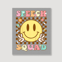 Funny Speech Squad Portrait Canvas Print | Artistshot