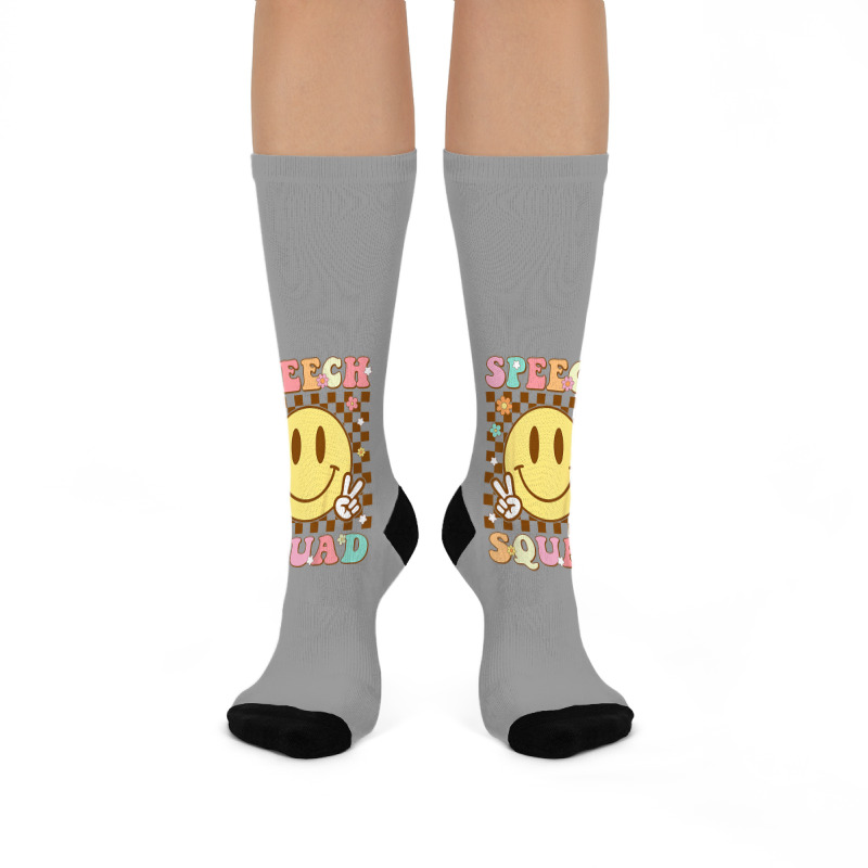 Funny Speech Squad Crew Socks | Artistshot