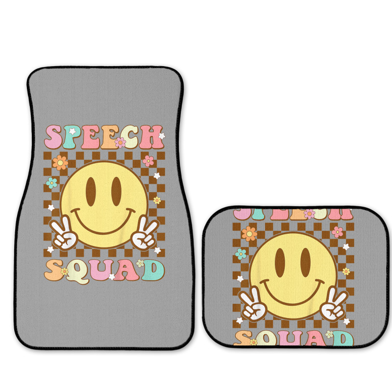 Funny Speech Squad Full Set Car Mats | Artistshot