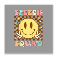 Funny Speech Squad Metal Print Square | Artistshot