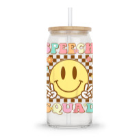 Funny Speech Squad Glass Tumbler | Artistshot