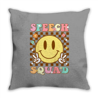 Funny Speech Squad Throw Pillow | Artistshot