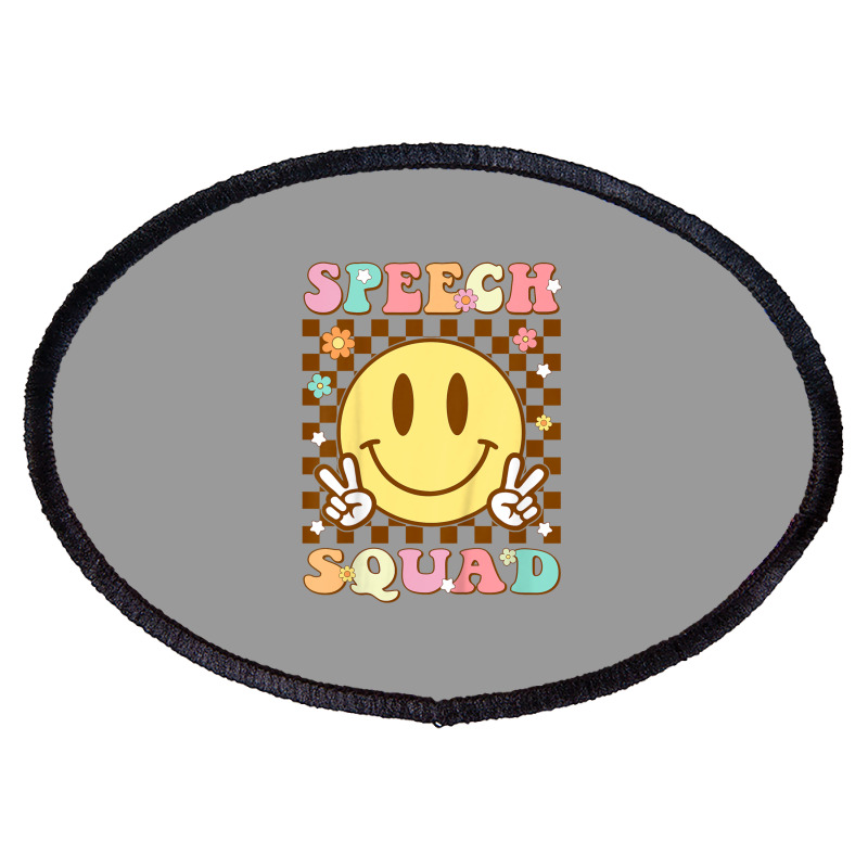 Funny Speech Squad Oval Patch | Artistshot