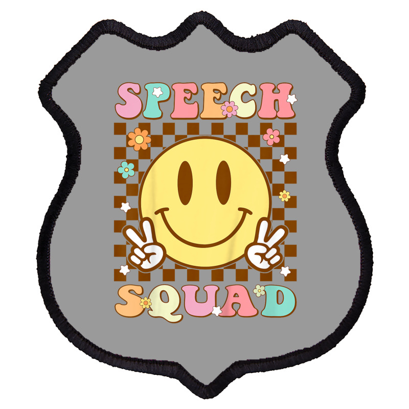 Funny Speech Squad Shield Patch | Artistshot