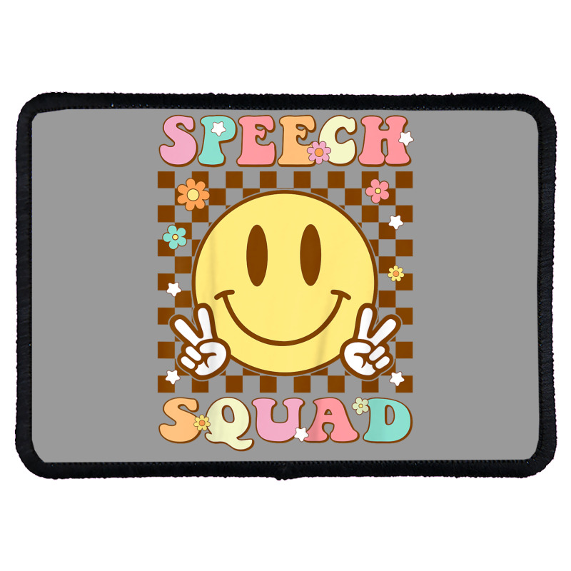 Funny Speech Squad Rectangle Patch | Artistshot