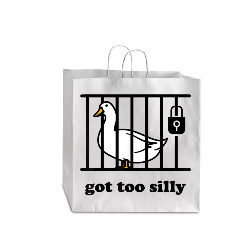 Got Too Silly Jumbo Paper Bag - 18 X 7 X 18 3/4 | Artistshot