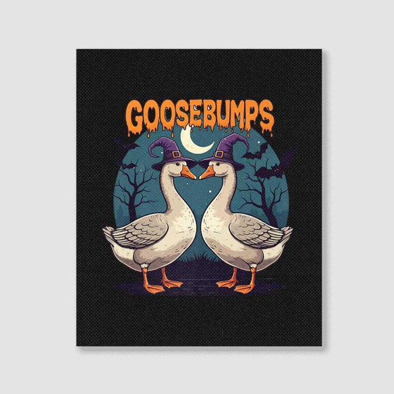 Halloween Goosebumps Portrait Canvas Print | Artistshot