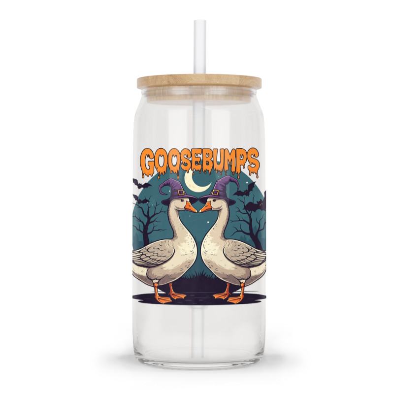 Halloween Goosebumps Glass Tumbler | Artistshot