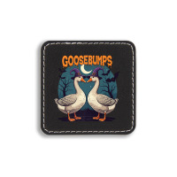 Halloween Goosebumps Square Leatherette Patch | Artistshot