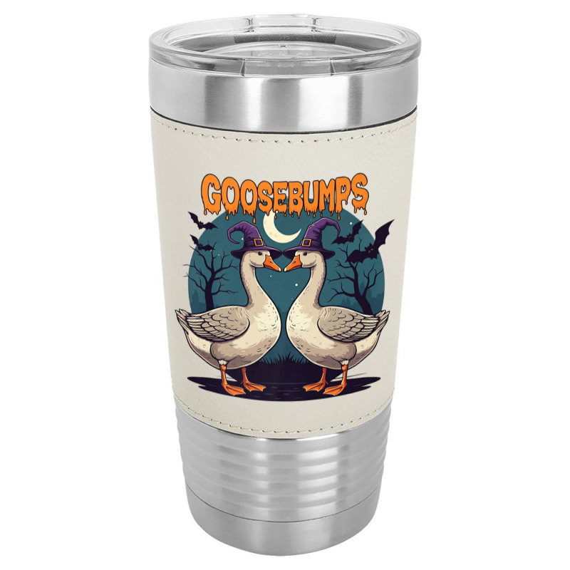 Halloween Goosebumps Leatherette Tumbler | Artistshot