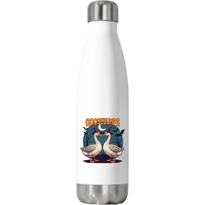 Halloween Goosebumps Stainless Steel Water Bottle | Artistshot