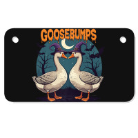 Halloween Goosebumps Motorcycle License Plate | Artistshot