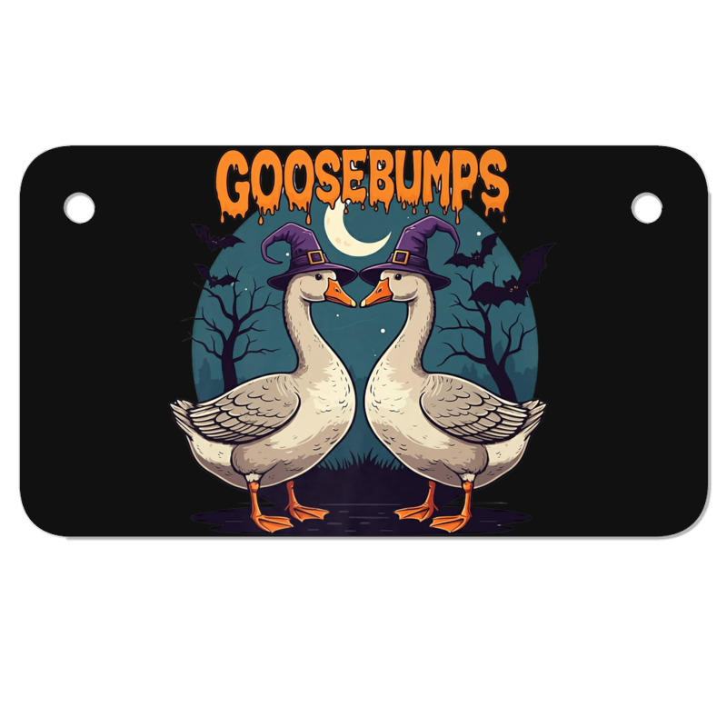 Halloween Goosebumps Motorcycle License Plate | Artistshot