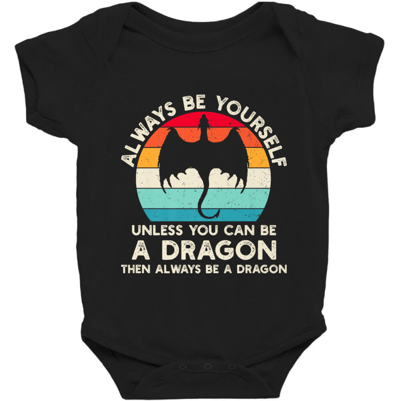 Retro Funny Dragon Lover Baby Bodysuit by Kasey | Artistshot