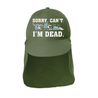 Sorry Can't Possum Dead Funny Opossum Animal Sun Shade Cap | Artistshot