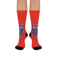 Cute Owl Crew Socks | Artistshot