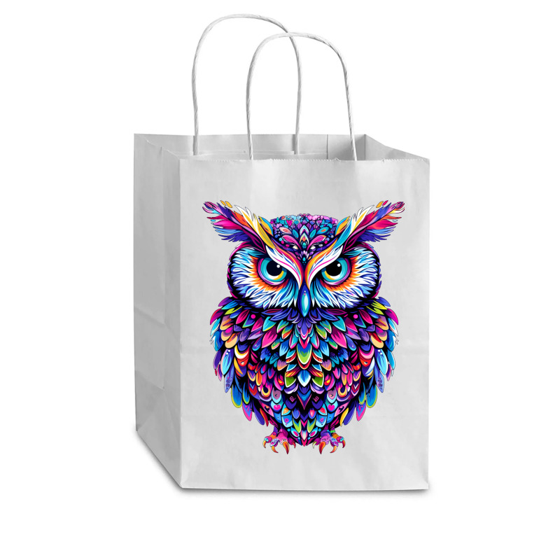 Cute Owl Cub Paper Bag - 8 X 4 1/2 X 10 1/4 | Artistshot