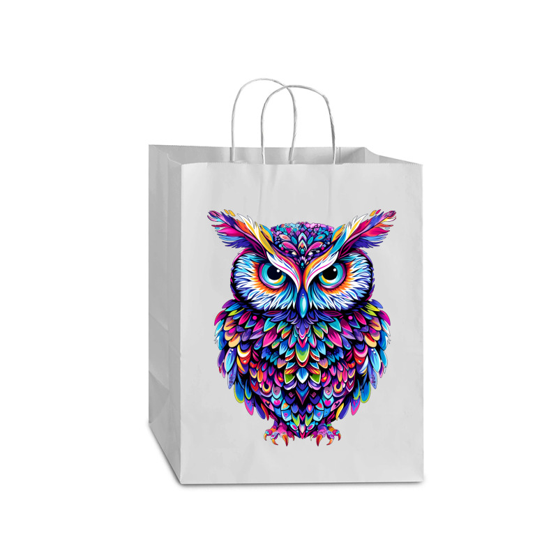 Cute Owl Mart Paper Bag -13 X 7 X 17 | Artistshot