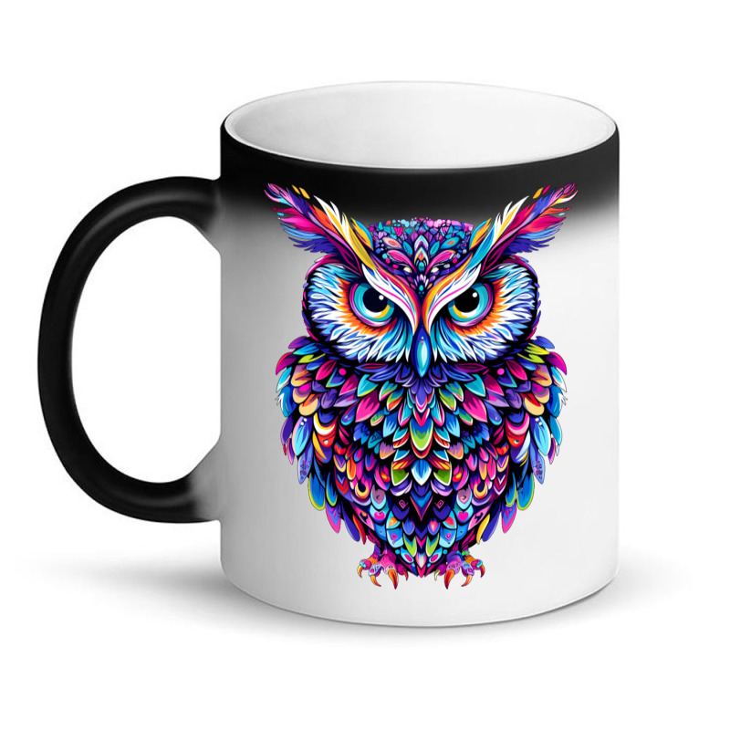 Cute Owl Magic Mug | Artistshot