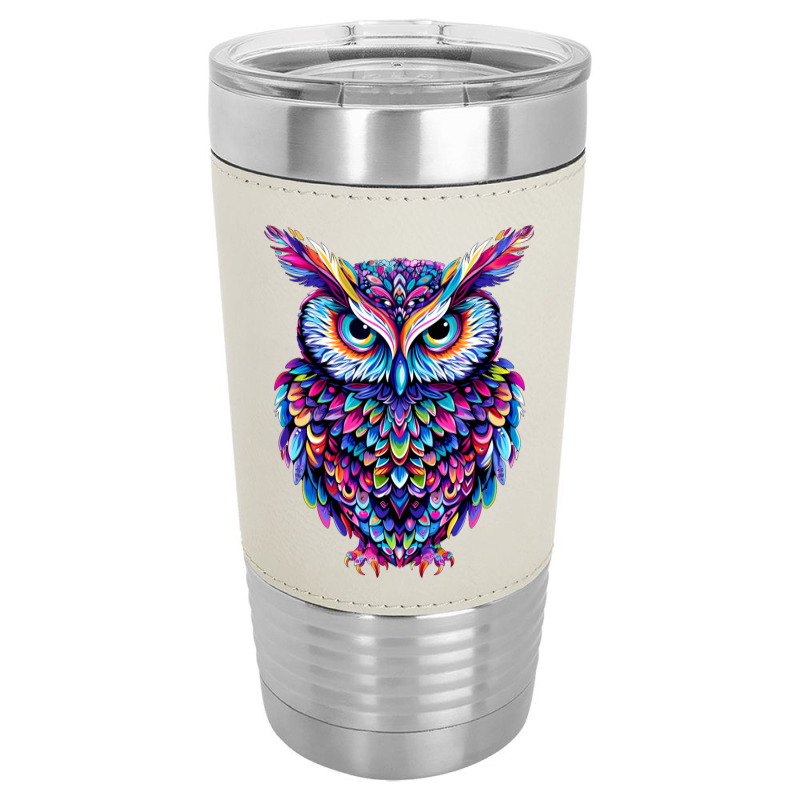 Cute Owl Leatherette Tumbler | Artistshot