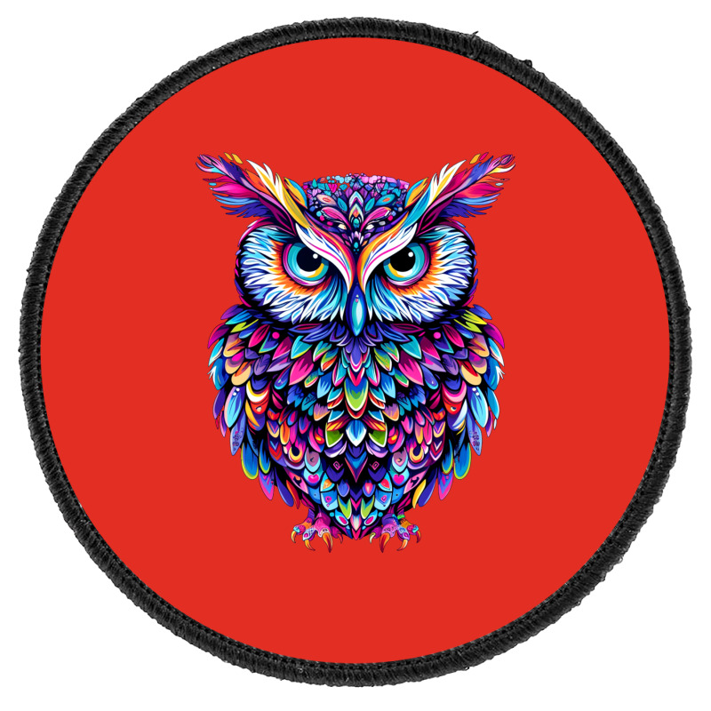 Cute Owl Round Patch | Artistshot