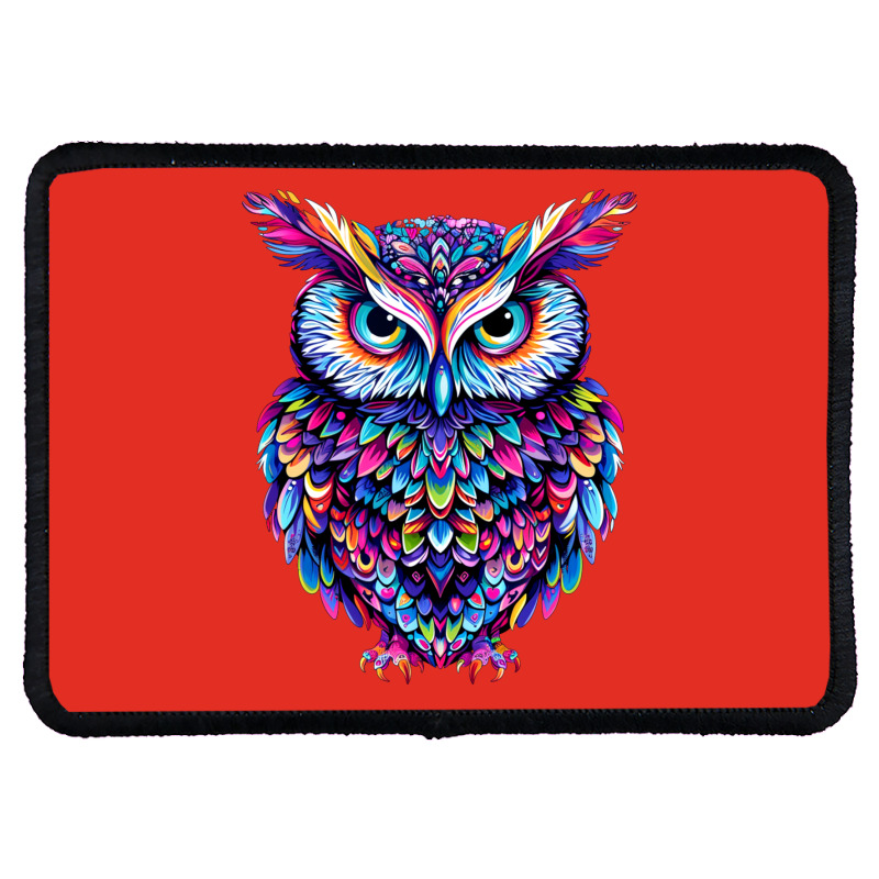 Cute Owl Rectangle Patch | Artistshot