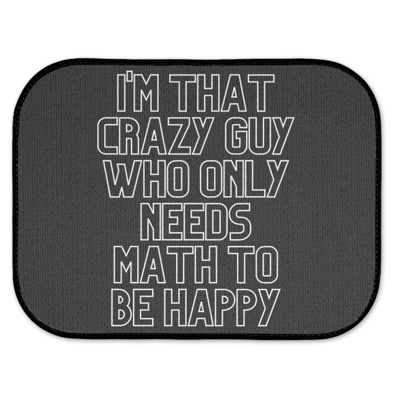 Math Lover Rear Car Mat | Artistshot