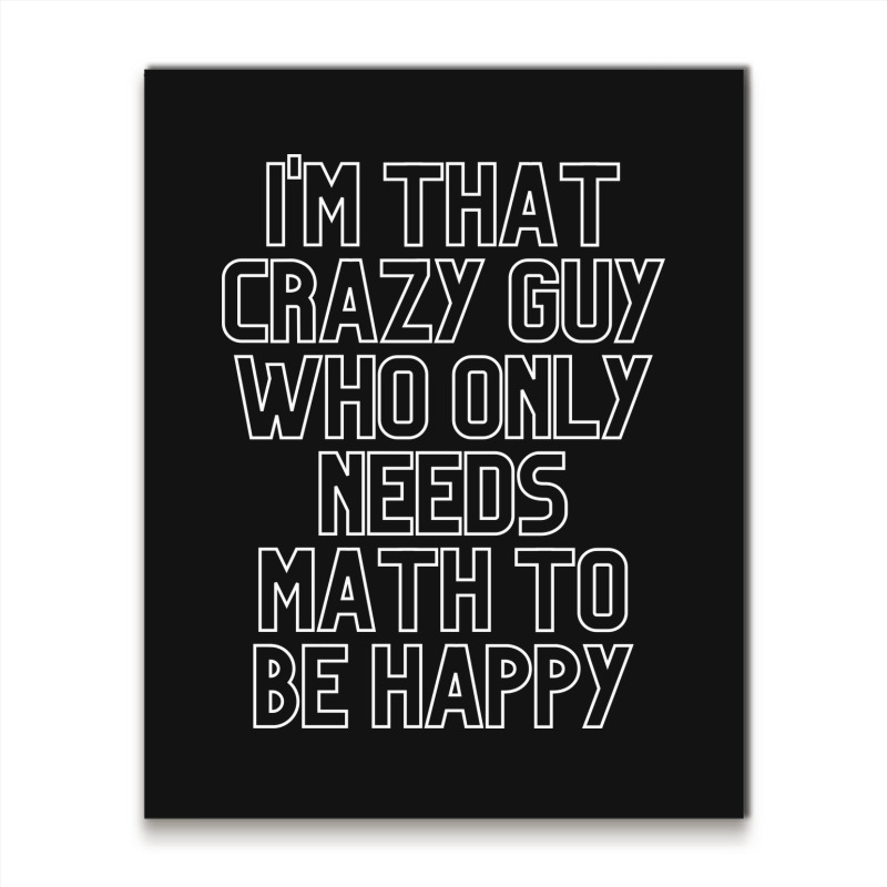 Math Lover Metal Print Vertical | Artistshot