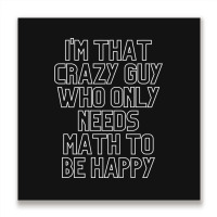 Math Lover Metal Print Square | Artistshot