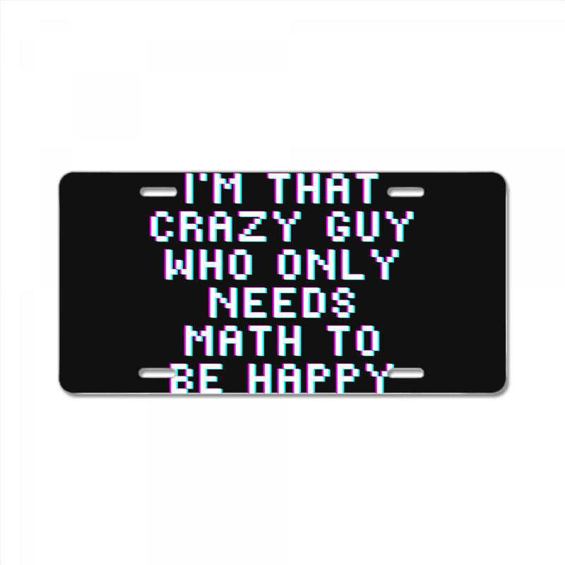 Math Lover License Plate | Artistshot