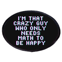 Math Lover Oval Patch | Artistshot