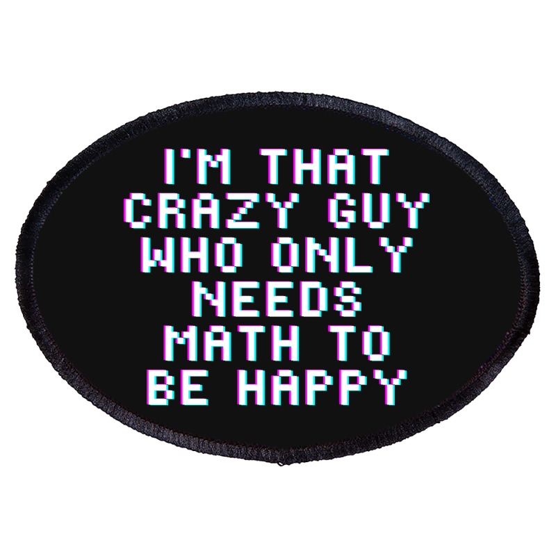 Math Lover Oval Patch | Artistshot